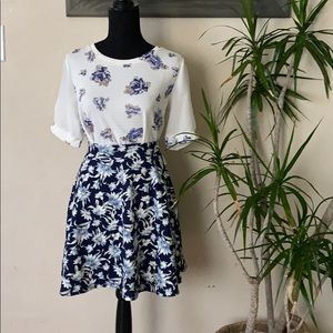 Skirt and top set